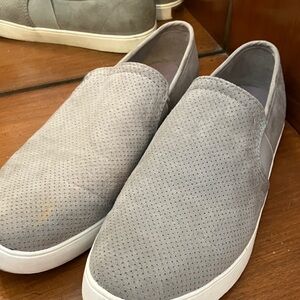 Dr. Scholl's Gray Perforated Women's Loafers